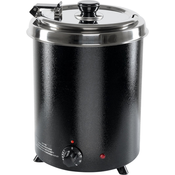 Stalgast Elektrischer Suppentopf, gerade Form, schwarz, 5,7 Liter