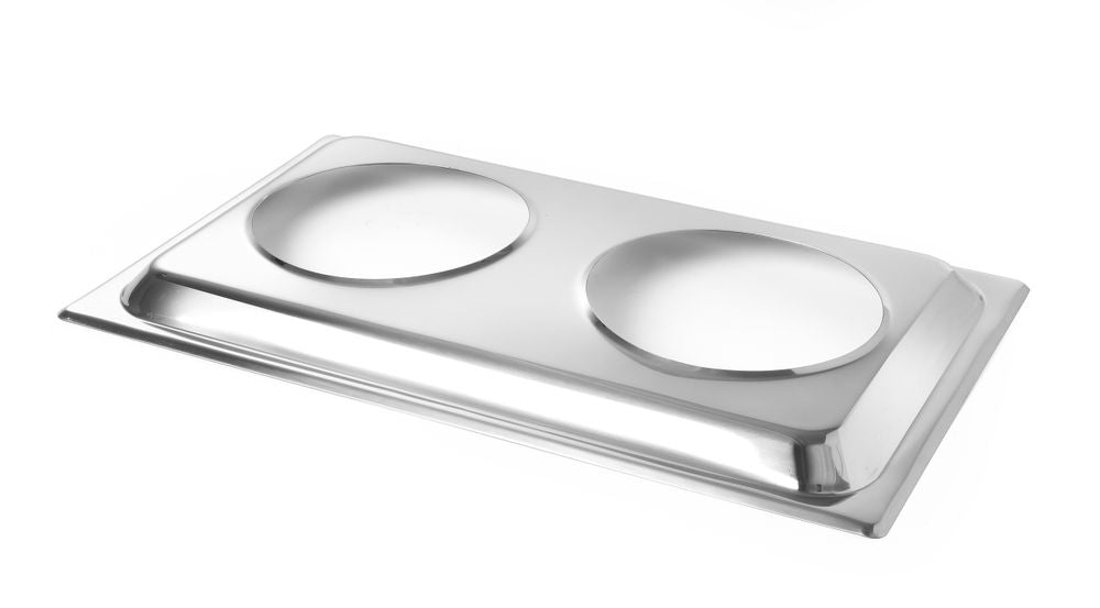 HENDI Aufsatzadapter für 2 Bain-Marie Töpfe