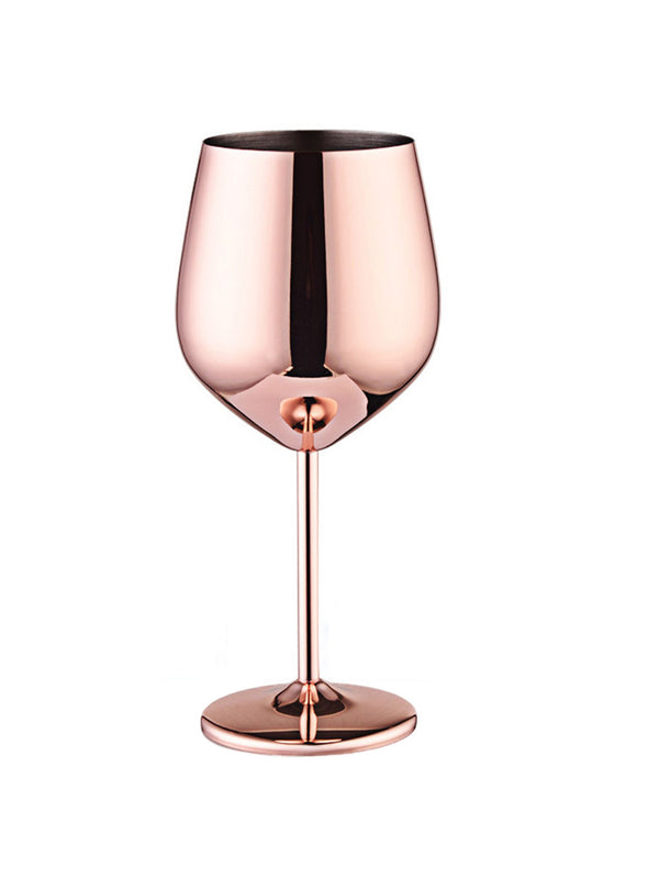 Stalgast 2 Wein-/Cocktailgläser, Edelstahl, kupferfarben, 0,500 Liter