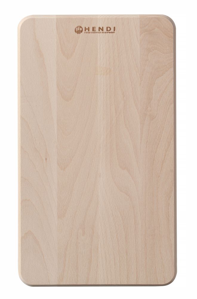 HENDI Brotschneidbrett, 340x200x14 mm Buchenholz