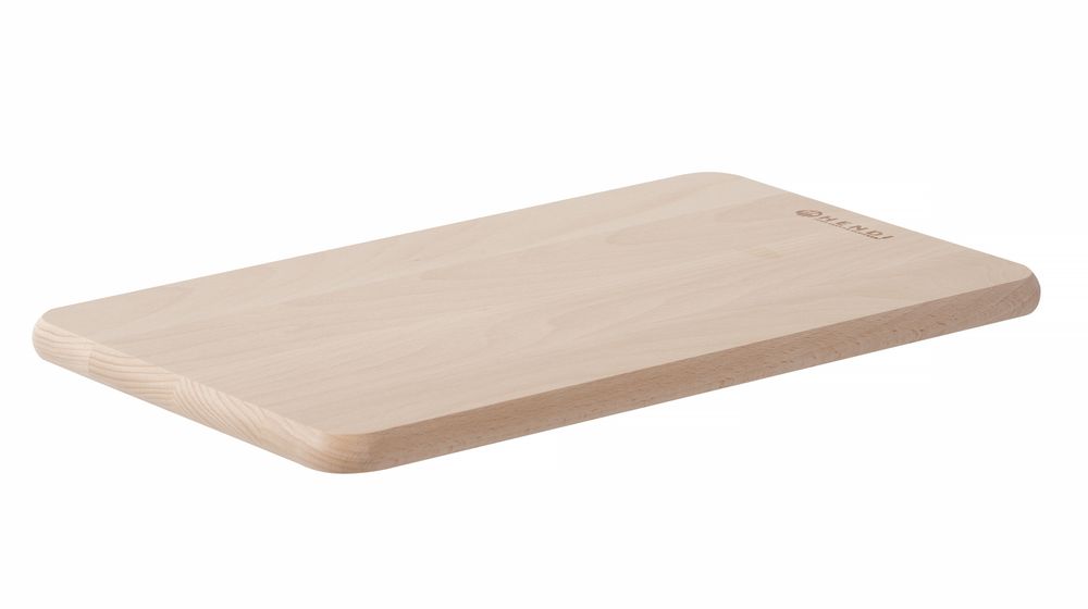 HENDI Brotschneidbrett, 340x200x14 mm Buchenholz