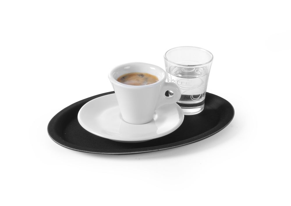 HENDI Serviertablett rutschfest, oval