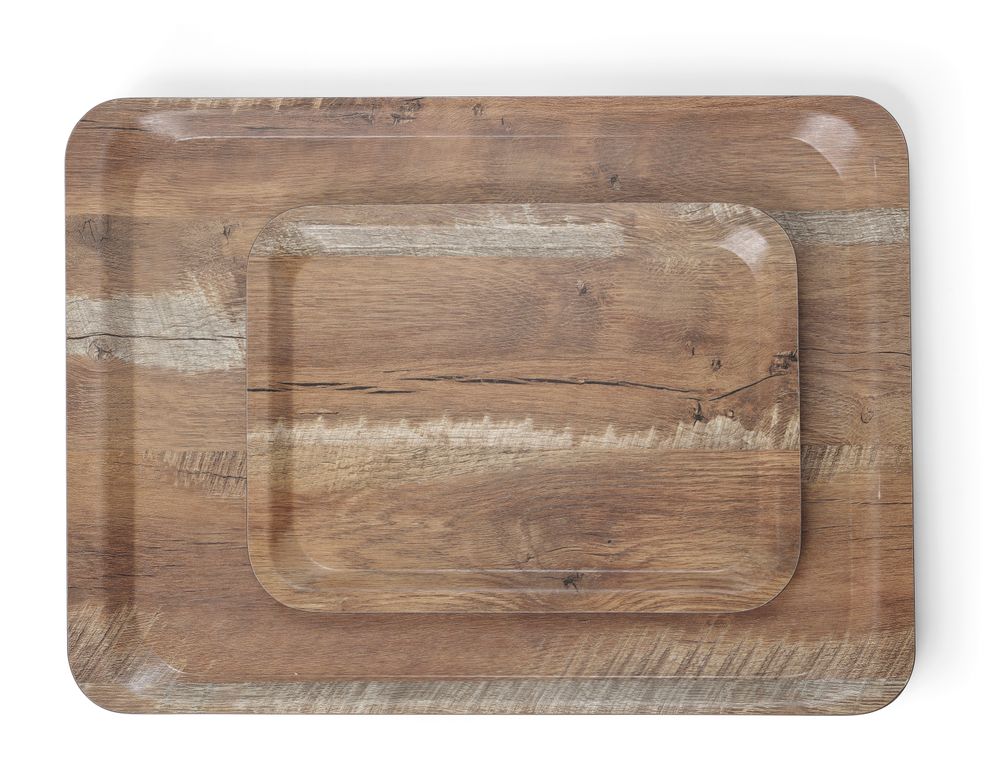 AmerBox Serviertablett aus Melamin mit Holzoptik