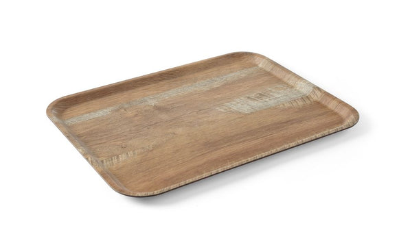 AmerBox Serviertablett aus Melamin mit Holzoptik