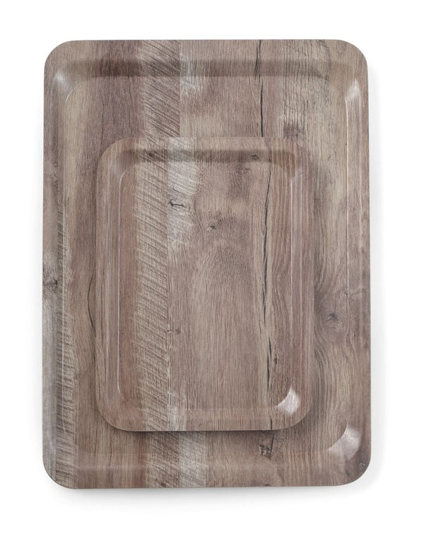 AmerBox Serviertablett aus Melamin mit Holzoptik