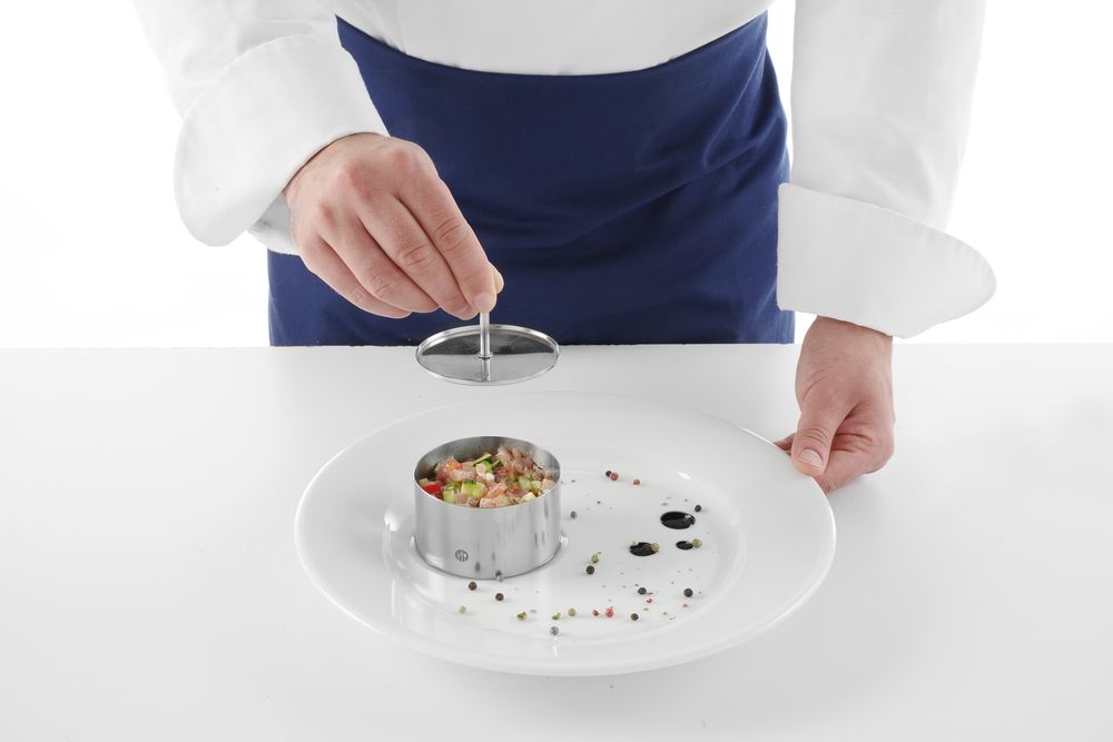 HENDI Speisering und Drücker, rund
