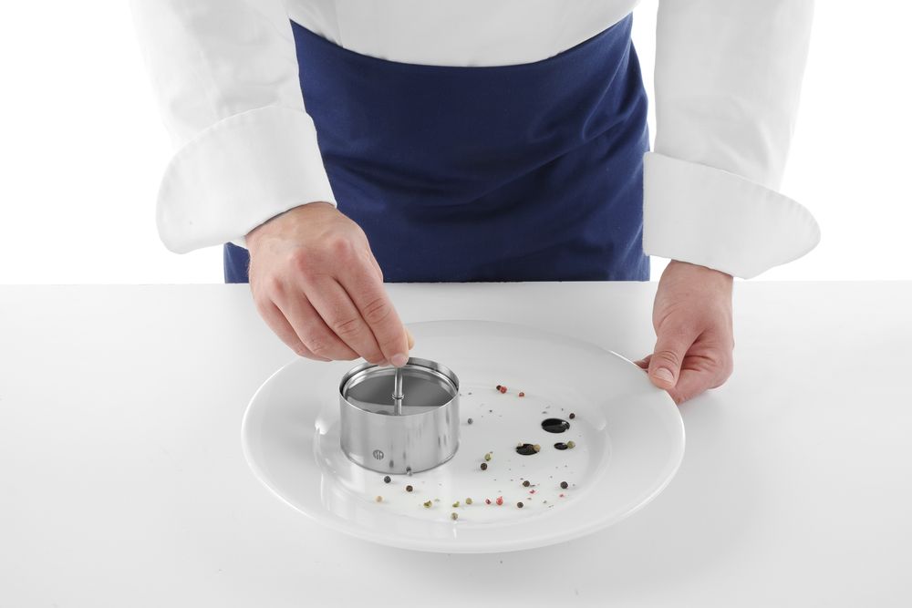 HENDI Speisering und Drücker, rund