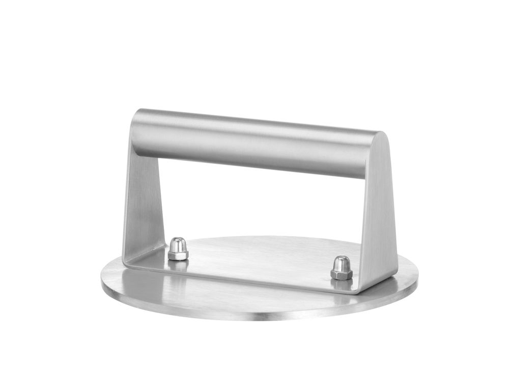 HENDI Smash Burger-Presse, Edelstahl 160x85 mm Profi Line