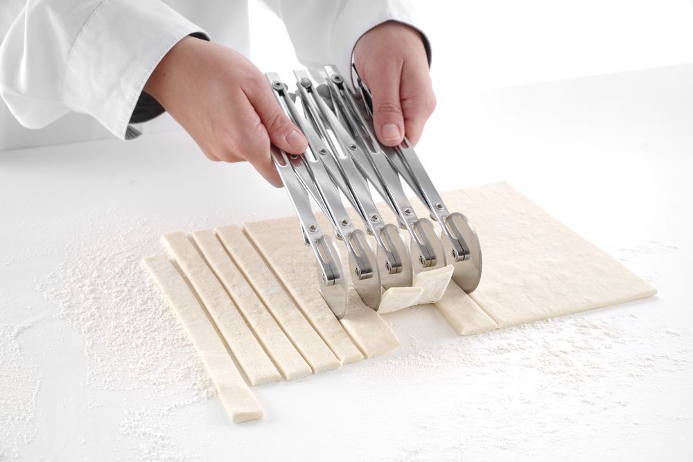 HENDI Teigschneider 5 Räder