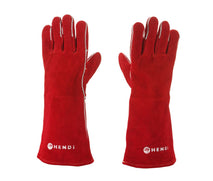 HENDI Hitzebeständige Handschuhe, Leder