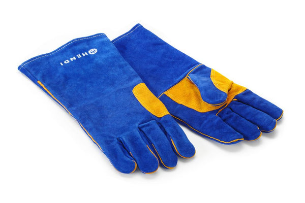 HENDI Hitzebeständige Handschuhe, Leder