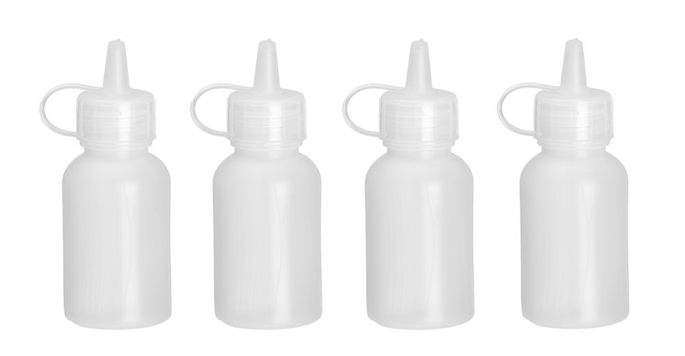 HENDI Mini-Spenderflaschen – 4er-Set