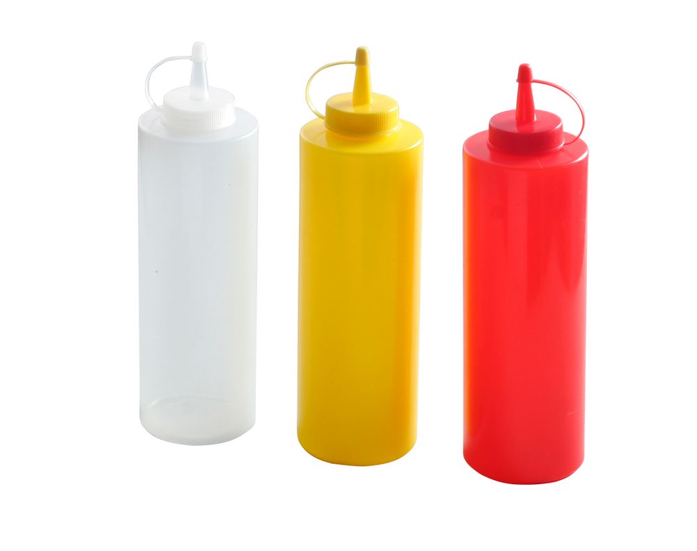 HENDI Spenderflaschen, 3er Set