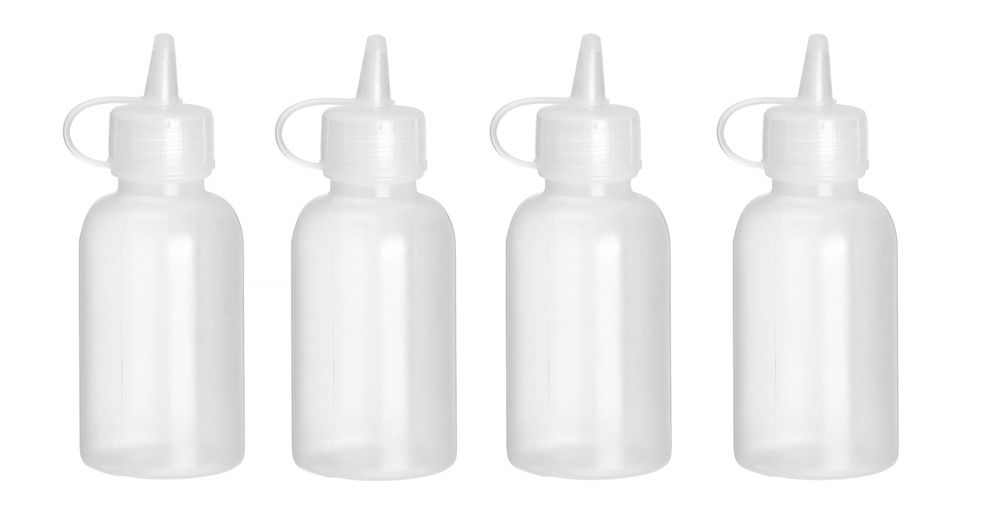 HENDI Mini-Spenderflaschen – 4er-Set