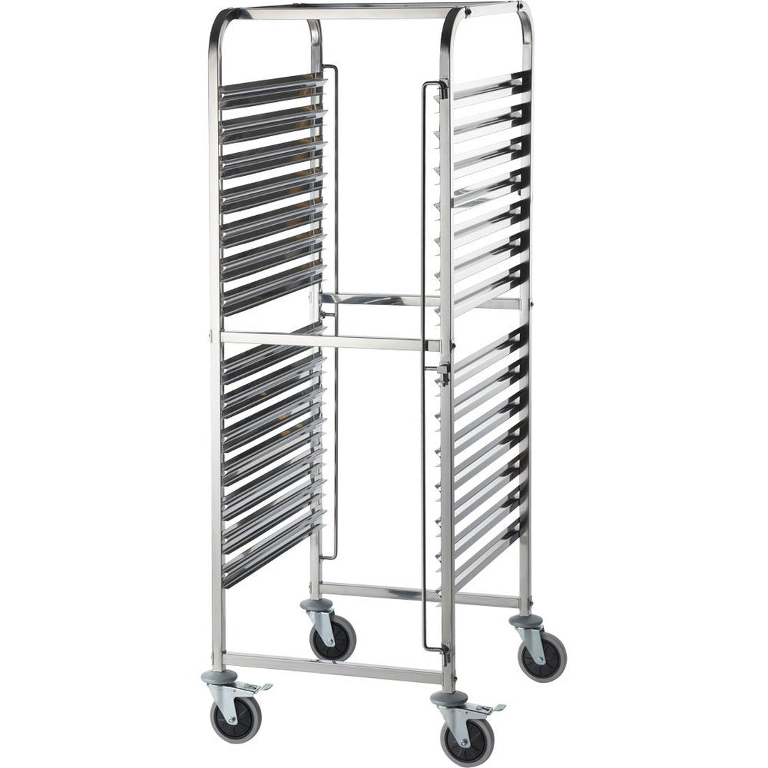 Stalgast Tablettwagen aus Edelstahl, passend für 14 x GN 2/1, 590 x 67