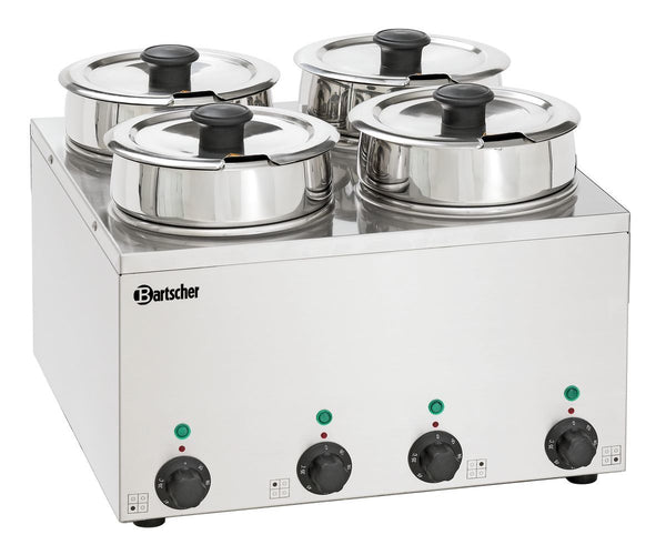 Bain Marie Hotpot, 4x Topf, 3,5 L