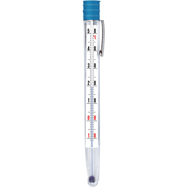 Stalgast Thermometer mit Metall-Clip, Temperaturbereich -20 °C bis 50 °C