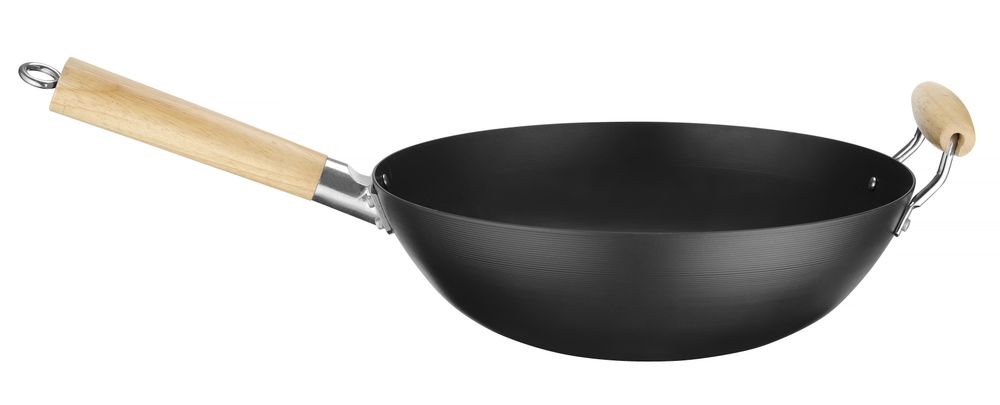 HENDI Wok mit Holzgriff