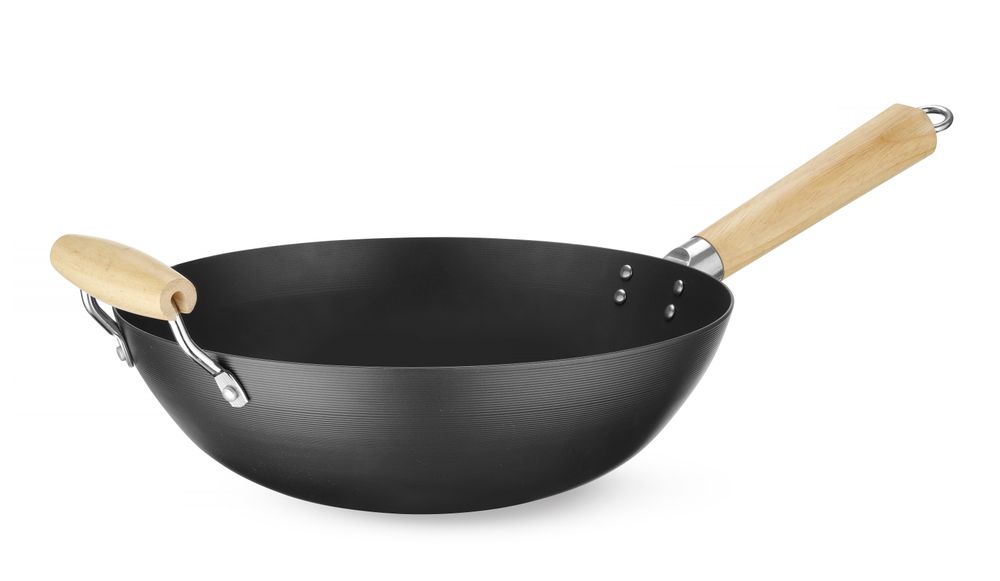 HENDI Wok mit Holzgriff