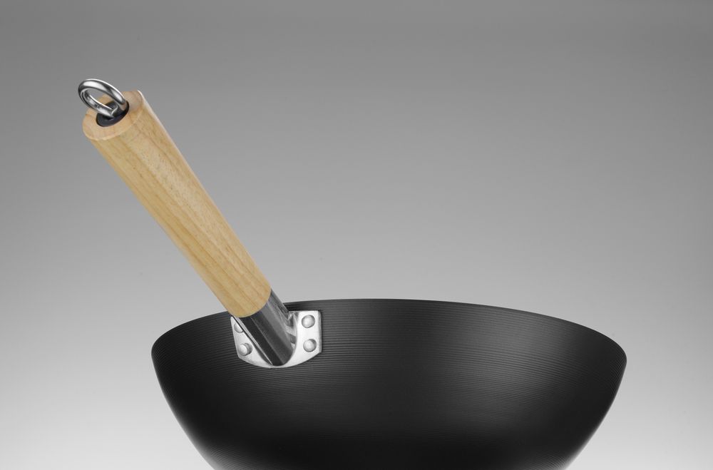 HENDI Wok mit Holzgriff