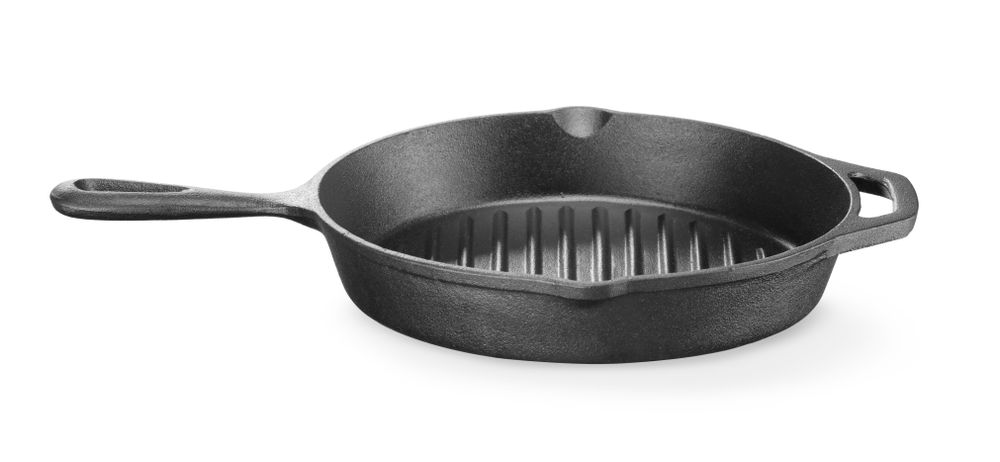 HENDI Gusseisen-Grillpfanne