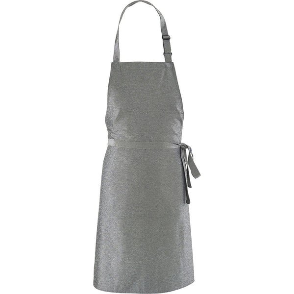Stalgast Nino Cucino Latzschürze, Mischgewebe, grau, L. 92 cm