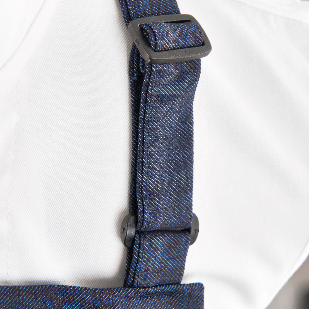 Stalgast Nino Cucino Latzschürze, Mischgewebe, navy-blau, L. 92 cm