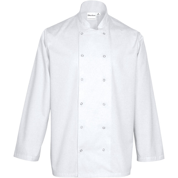 Stalgast Nino Cucino Kochjacke, Modell „Chef“, Langarm, weiß, Gr. L