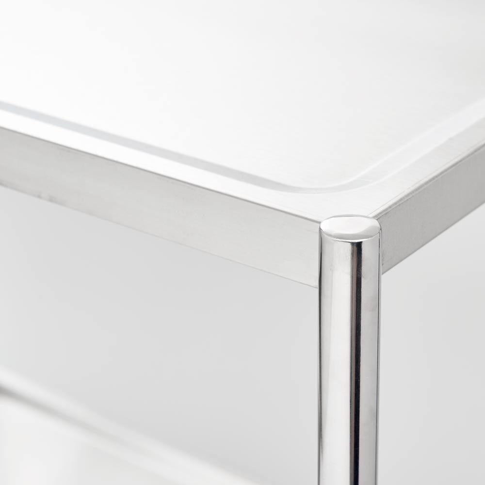 Stalgast Servierwagen mit zwei Borden von 800x500 mm, ohne Griff