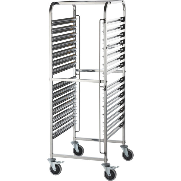 Stalgast Tablettwagen aus Edelstahl, passend für 14 x GN 2/1, 590 x 670 x 1735 mm (BxTxH)