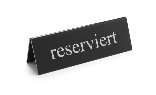 HENDI Tischschild Reserviert