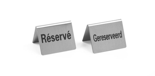 HENDI Tischschild Reserviert - 4 Stk.