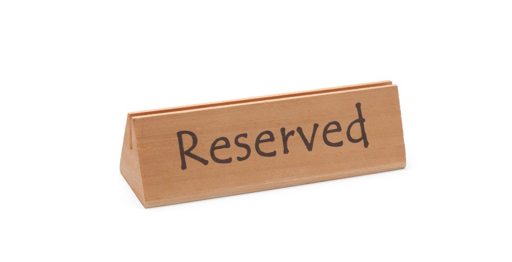 HENDI Tischschild Reserviert