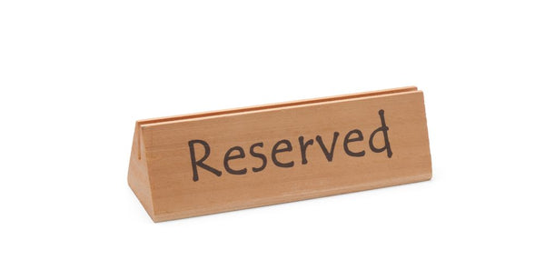 HENDI Tischschild Reserviert