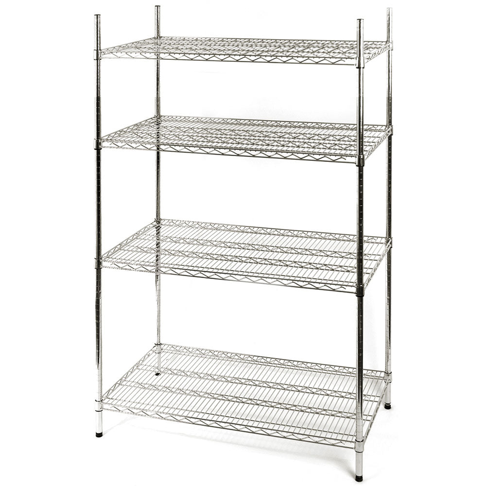 Stalgast Lagerregal aus Chromstahl 1060x610x1800 mm (BxTxH)