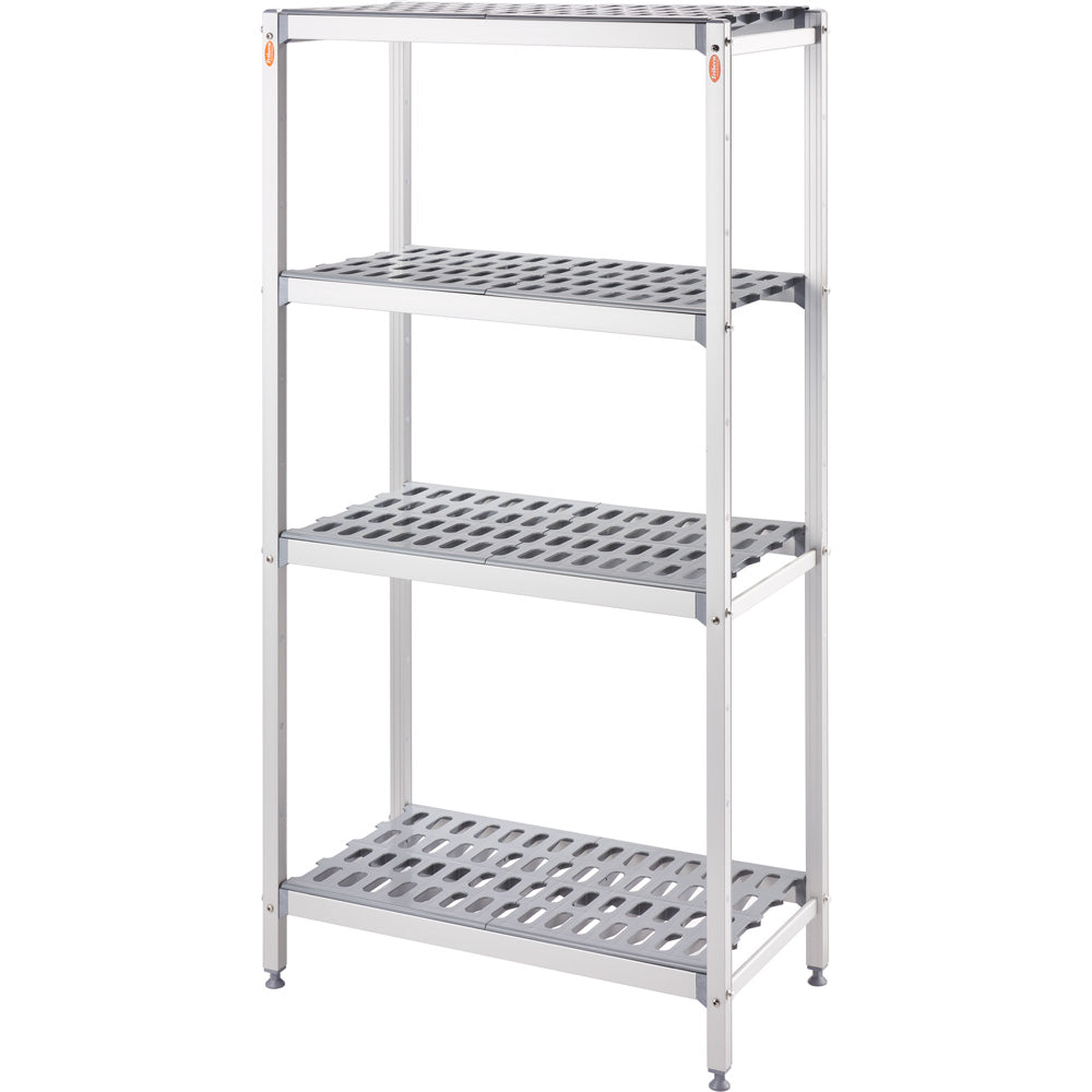 Stalgast Lagerregal aus Aluminium, 900x460x1680 mm (BxTxH)
