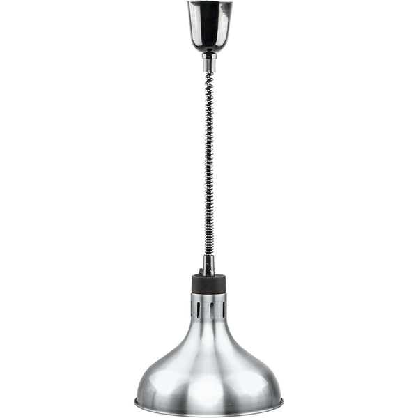 Stalgast Wärmelampe zur Deckenbefestigung, silber, 0,25 kW, Ø 290 mm
