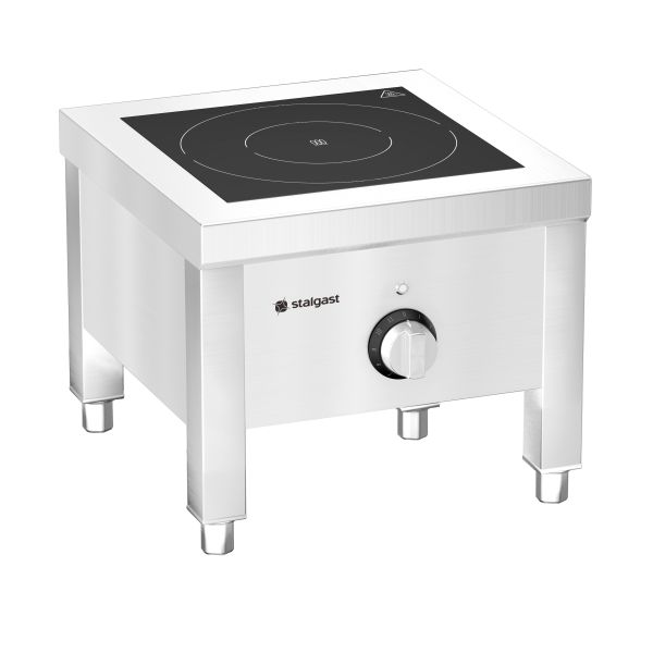Stalgast Induktions-Hockerkocher, 500x500x380 mm, 8 kW, 400V