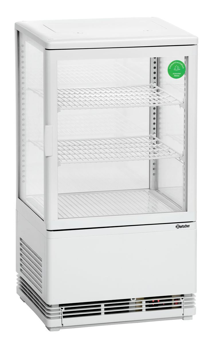 Mini Kühlvitrine 58L, weiß – Bild 4