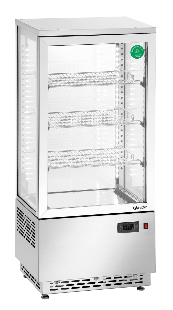 Mini-Kühlvitrine 78L, Edelstahl – Bild 6