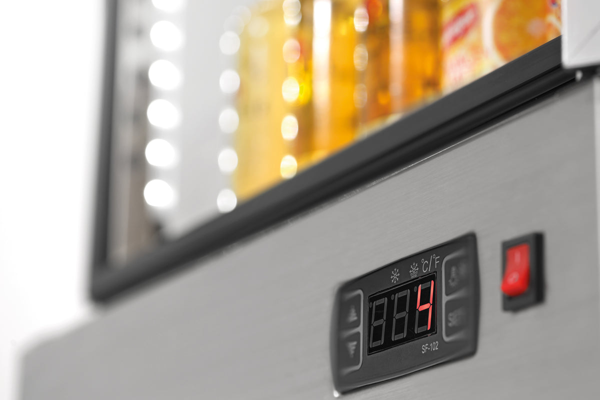 Mini-Kühlvitrine 78L, Edelstahl – Bild 7