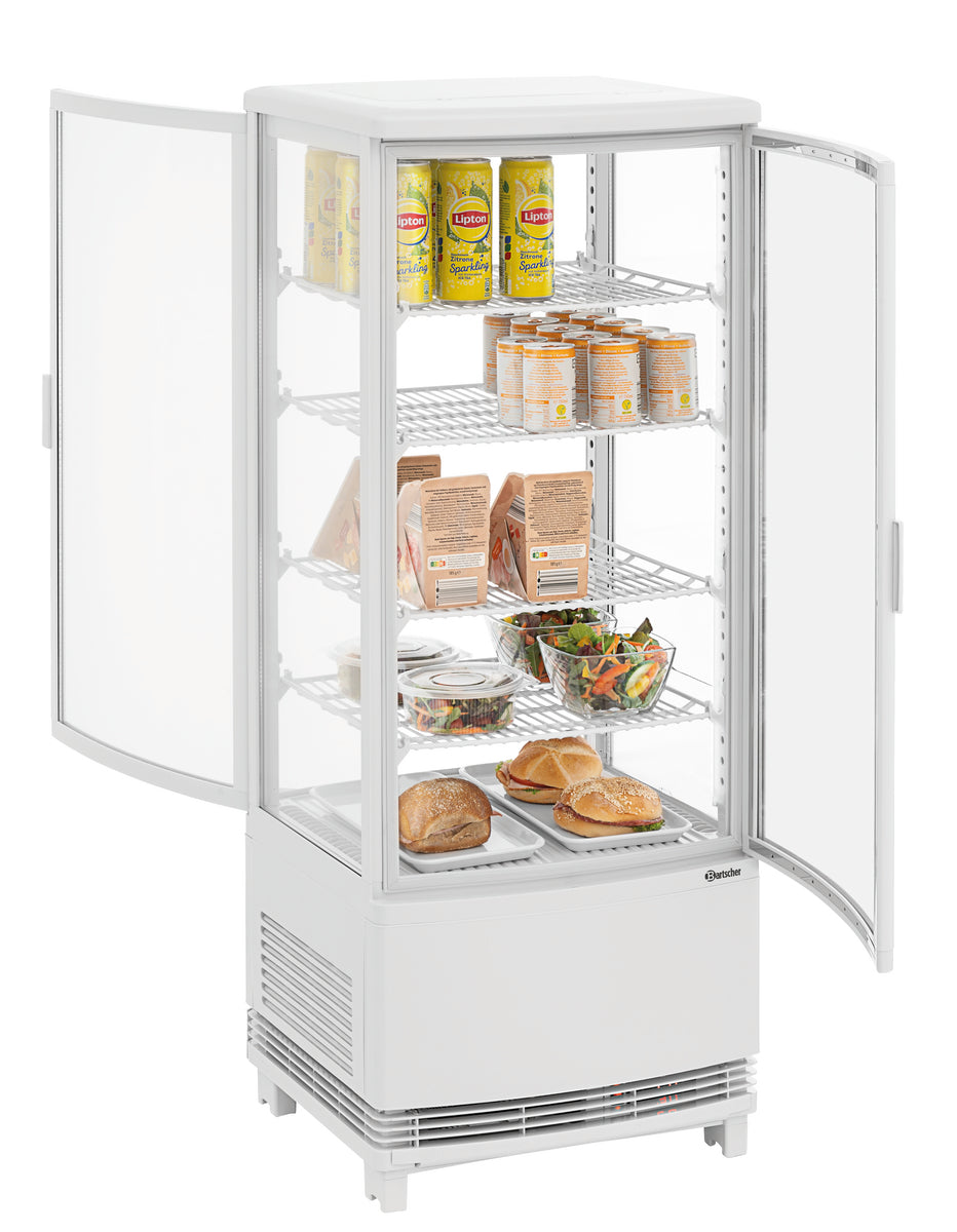 Mini-Kühlvitrine 98L2T weiß – Bild 2