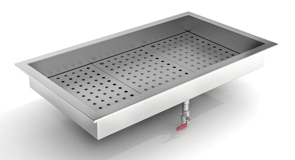 Combisteel Gemahlenes Eis Behälter Einbau 3/1GN