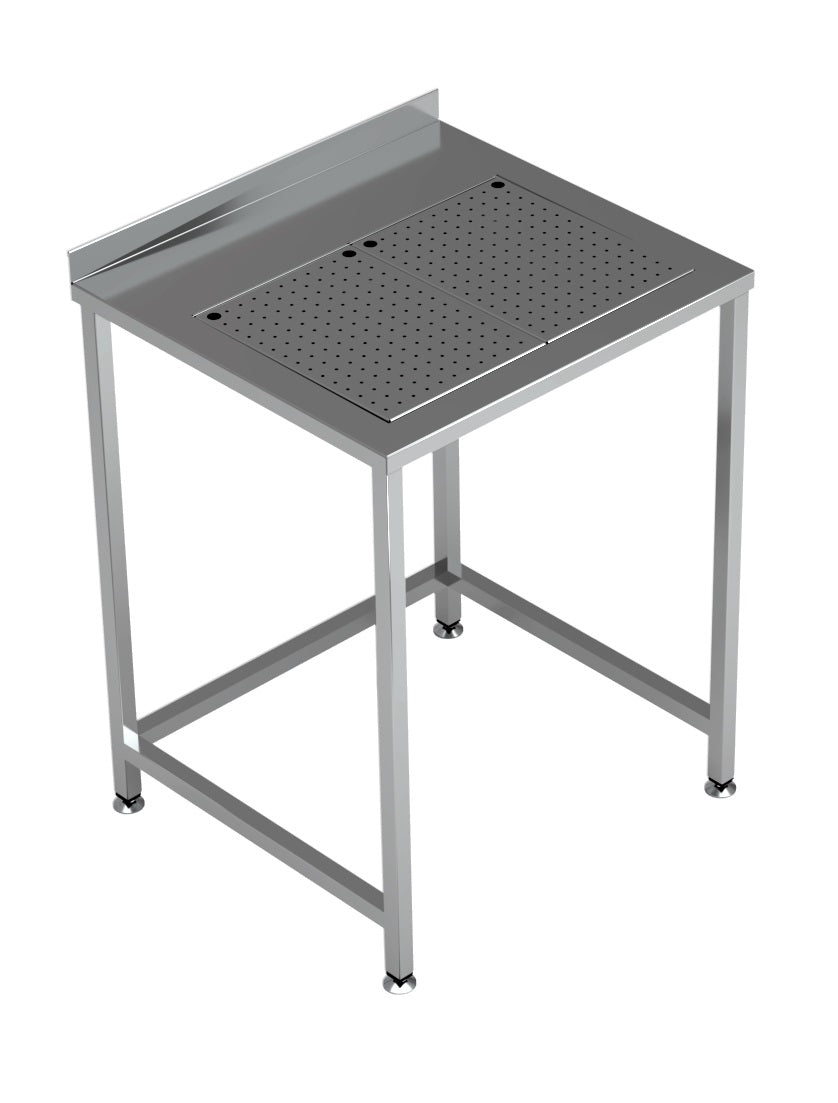Combisteel Arbeitstisch mit Integrierter Tropfschale 700 x 650