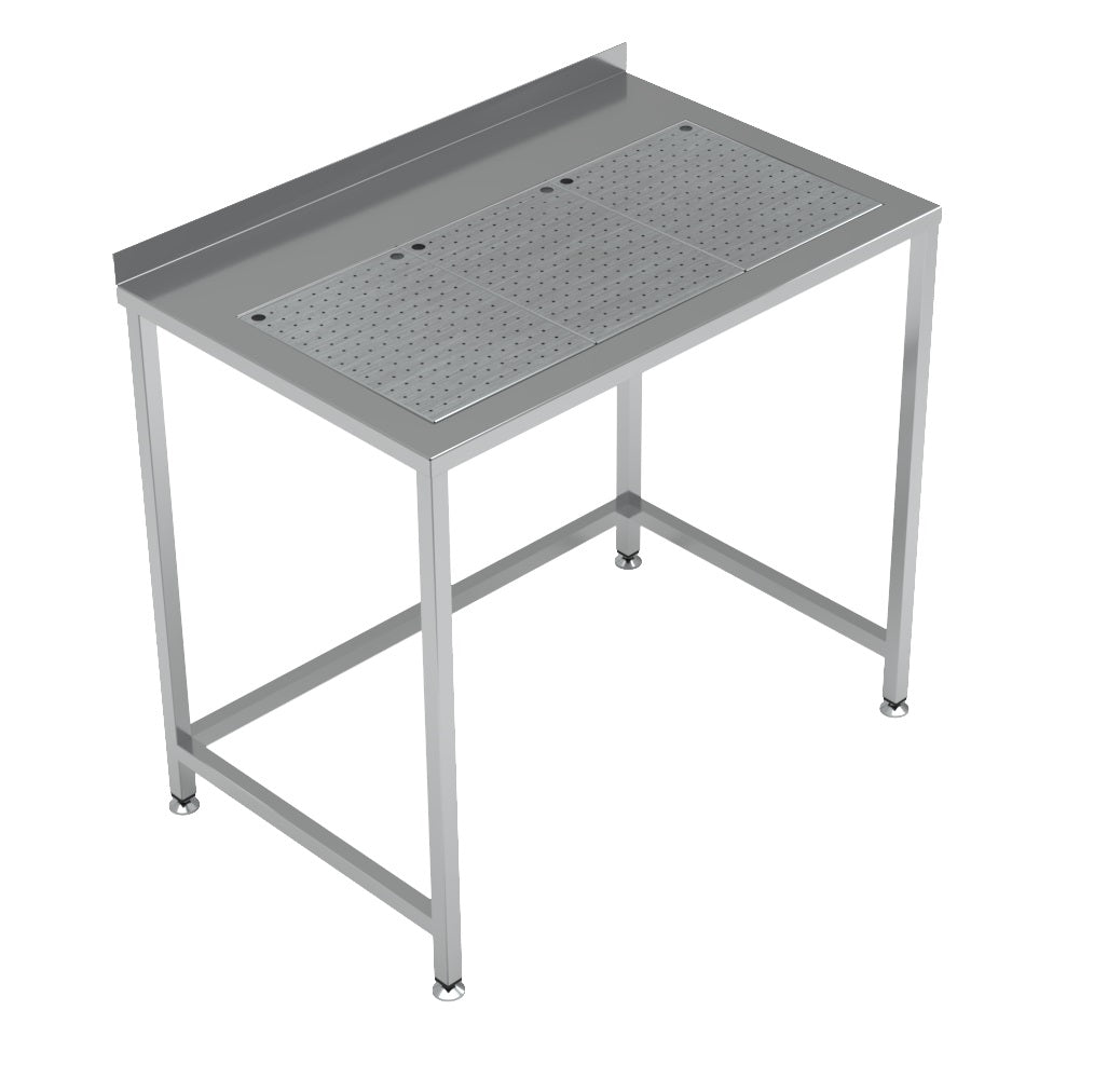 Combisteel Arbeitstisch mit Integrierter Tropfschale 1000 x 650