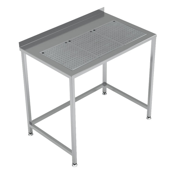 Combisteel Arbeitstisch mit Integrierter Tropfschale 1000 x 650