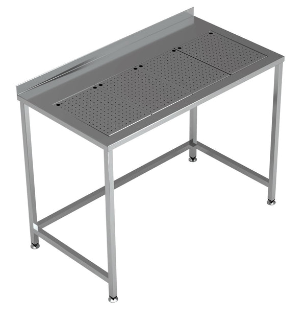 Combisteel Arbeitstisch mit Integrierter Tropfschale 1200 x 650