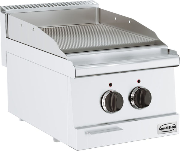 Combisteel Base 600 El. Grillplatte Gerillt