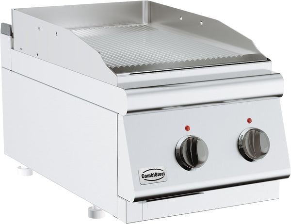Combisteel Base 700 El. Grillplatte Gerillt, 400 x 700 x 300 mm