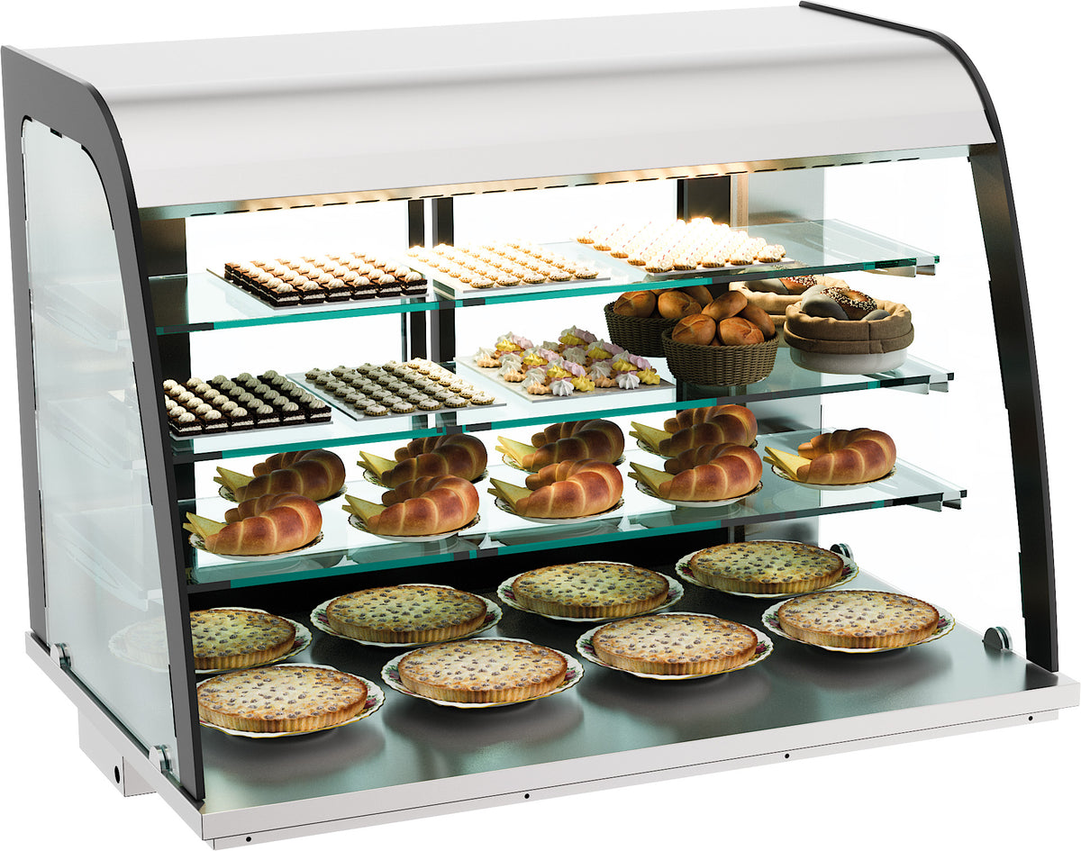 Combisteel Einbau Neutral Vitrine 140l Offen